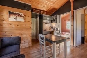 Η κουζίνα ή μικρή κουζίνα στο Chalet Montana 4 pers