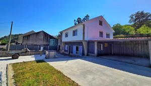 Bygningen som feriehuset ligger i