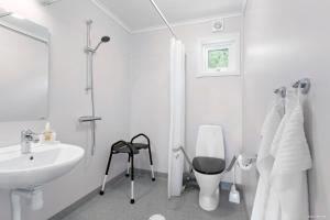 Koupelna v ubytování First Camp Nydala-Umeå