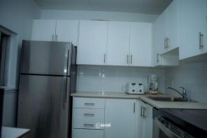 Kuchyň nebo kuchyňský kout v ubytování Collin's Humble place