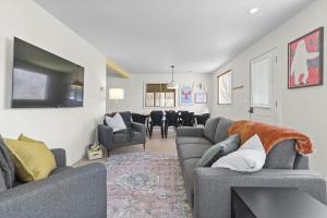 Χώρος καθιστικού στο Beach & Comfort - La Trappe a Houmard