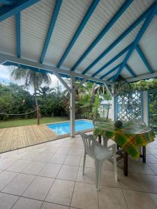 La pileta dentro o cerca de Le ptit paradis créole