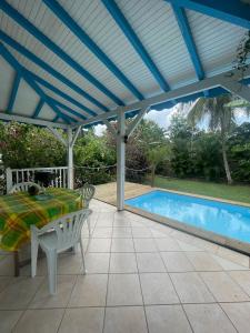 La pileta dentro o cerca de Le ptit paradis créole