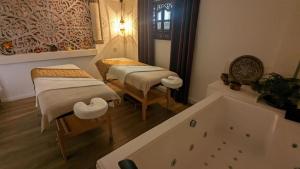 Lázně a/nebo wellness v ubytování T3 Meublé 6 Couchages