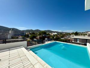 Nespecifikovaný výhled na hory nebo výhled na hory při pohledu z apartmánu