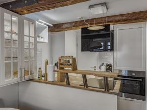 Η κουζίνα ή μικρή κουζίνα στο Objekt-Nr 242 - Hafen - Kurgartenstraße