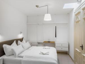 Ένα ή περισσότερα κρεβάτια σε δωμάτιο στο Objekt-Nr 235 - Hafen - Kurgartenstraße