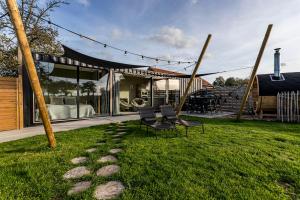 Zahrada ubytování De Hoeveschuur