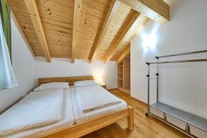 Ένα ή περισσότερα κρεβάτια σε δωμάτιο στο Ferienwohnung Lisa