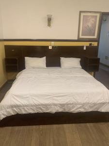 Postel nebo postele na pokoji v ubytování NBS Hotel