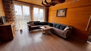a living room with a couch and a table at COTTAGE CHALET and TOURS in Dilijan