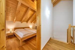 Ένα ή περισσότερα κρεβάτια σε δωμάτιο στο Ferienwohnung Paula +23 φωτογραφίες