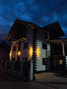 Bygningen som den private indkvartering ligger i