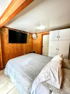 Ένα ή περισσότερα κρεβάτια σε δωμάτιο στο Hostal Las Heras +33 φωτογραφίες