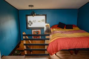 Ένα ή περισσότερα κρεβάτια σε δωμάτιο στο Vista Laguna San Pedro