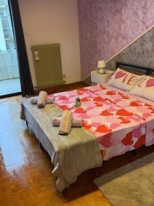 Ένα ή περισσότερα κρεβάτια σε δωμάτιο στο Michelle Luxury Living in centro a Gorizia +20 φωτογραφίες