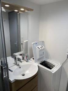 Koupelna v ubytování Collioure