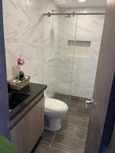 Phòng tắm tại Apartamento Dulce Villeta