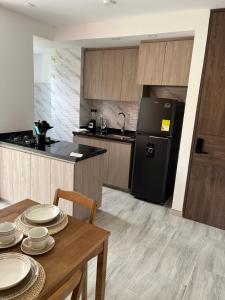 Nhà bếp/bếp nhỏ tại Apartamento Dulce Villeta