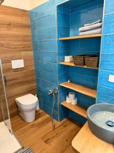 Koupelna v ubytování Appartamento Betta in Borgo + 15 fotografií