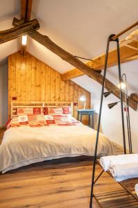 Ένα ή περισσότερα κρεβάτια σε δωμάτιο στο Baita al Sole