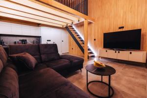 TV a/nebo společenská místnost v ubytování Nordic Escape Blidinje