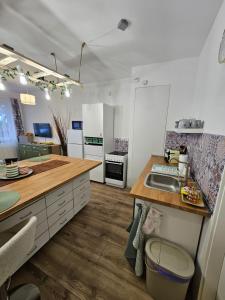 Køkken eller tekøkken på Anna Vendégház