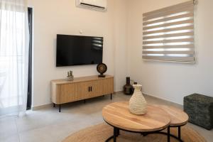 TV a/nebo společenská místnost v ubytování Paizan Homes - Kos City Centre