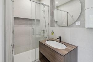 Koupelna v ubytování Studio mueble dabreteau