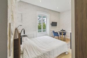 Postel nebo postele na pokoji v ubytování Studio mueble dabreteau