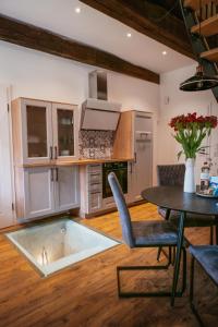 Η κουζίνα ή μικρή κουζίνα στο Ahrenshof Spieker W 11 +16 φωτογραφίες