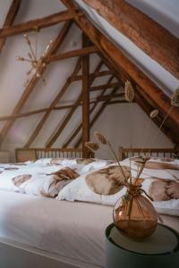 Ένα ή περισσότερα κρεβάτια σε δωμάτιο στο Ahrenshof Spieker W 11