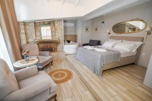 Ένα ή περισσότερα κρεβάτια σε δωμάτιο στο Ağva Acquaverde Otel +33 φωτογραφίες