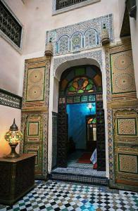 a room with an entrance to a room with a roomasteryasteryasteryasteryastery at Riad Fez Panorama in Fès +13 photos