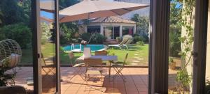 Zahrada ubytování Cœur de Béziers Villa Marguerite