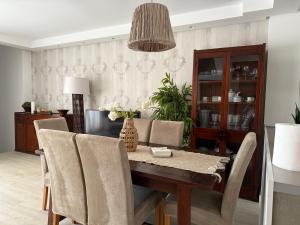 Χώρος καθιστικού στο Front Line Beach Townhouse Estepona