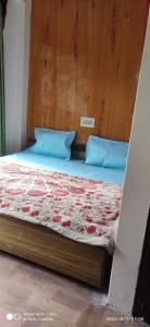 Ένα ή περισσότερα κρεβάτια σε δωμάτιο στο Kailash Guest House