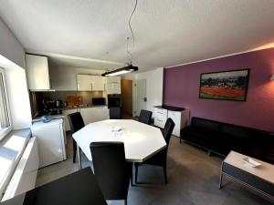 Køkken eller tekøkken på Ferienhaus Rimpar + 55 billeder