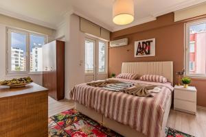 Et opholdsområde på Melissas Suites Lara