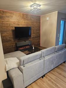 Posezení v ubytování Abbey View Suites