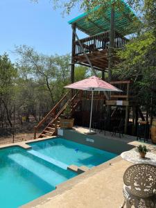 Πισίνα στο ή κοντά στο Kruger Maroela Lodge