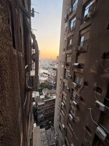 an overhead view of a city with buildings at A Spacious, Stylish, and Perfectly Located in the heart of Cairo - Two bedroom Condo! in Cairo