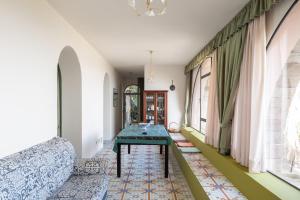 Χώρος καθιστικού στο Dammuso Blanco