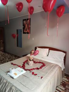 Postel nebo postele na pokoji v ubytování Hotel PRADO'S