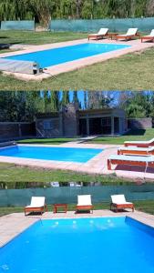 Πισίνα στο ή κοντά στο Casa rural tranquila con WiFi en Barrea