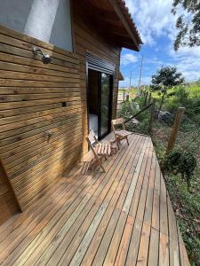 En have udenfor Casa Rosa Sul