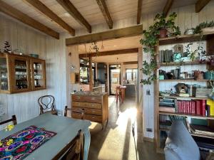 Η βιβλιοθήκη της παραθεριστικής κατοικίας +32 φωτογραφίες