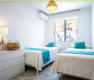 Ένα ή περισσότερα κρεβάτια σε δωμάτιο στο Luz de Doñana