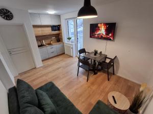 Η κουζίνα ή μικρή κουζίνα στο Residence Bella