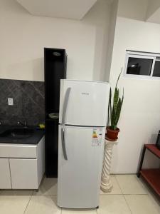 Kuchyň nebo kuchyňský kout v ubytování Departamento Rojas 2